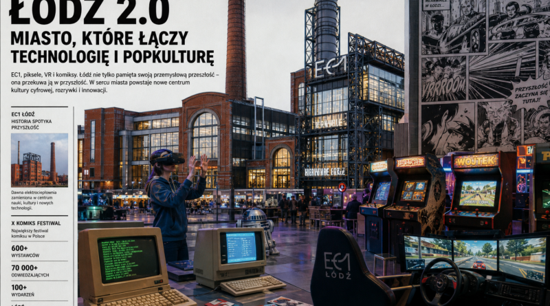Technologiczna Łódź: miejsca dla fanów gier, komiksu, filmu i retro sprzętu