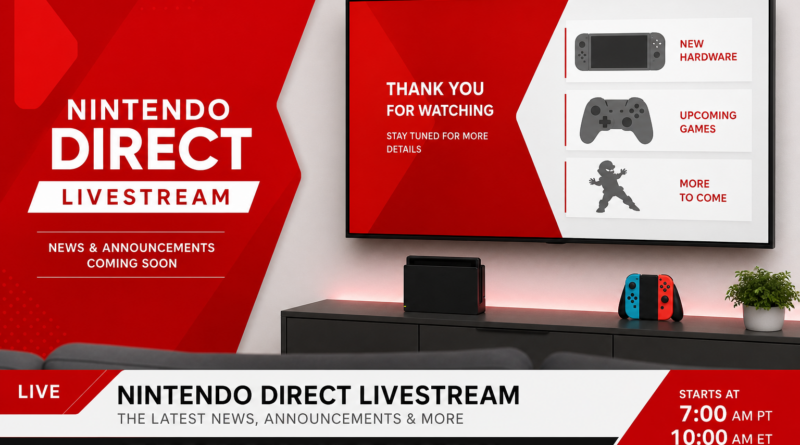 Nintendo Direct z 50-minutową prezentacją gier na Switcha i Switcha 2 już dziś