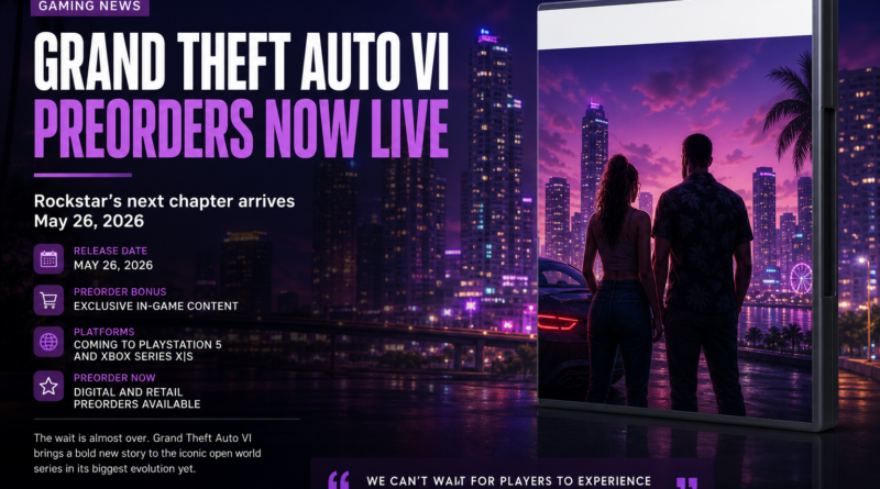 Rockstar pokazał oficjalną okładkę GTA 6. Preordery ruszą 25 czerwca