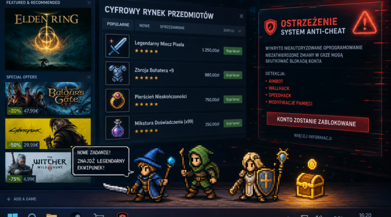 Darmowe TBH: Task Bar Hero podbija Steam, ale gracze skarżą się na fałszywe bany