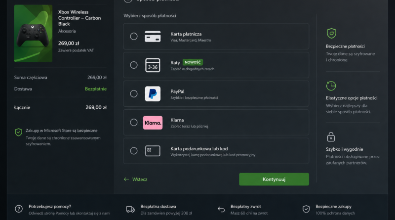 Xbox może wprowadzić płatności odroczone za zakupy w swoim sklepie