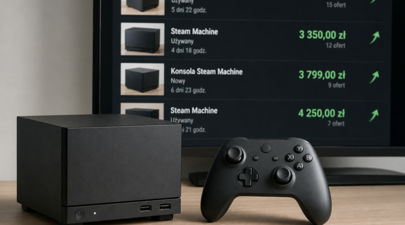 Rezerwacje Steam Machine trafiają na eBay z dużymi narzutami cenowymi