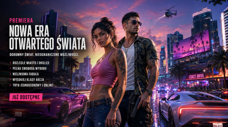 Rockstar potwierdza datę startu przedsprzedaży GTA 6 i pokazuje okładkę