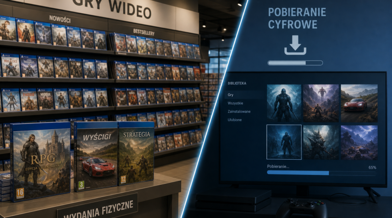 Sieć GAME krytykuje plan Sony dotyczący końca gier na płytach