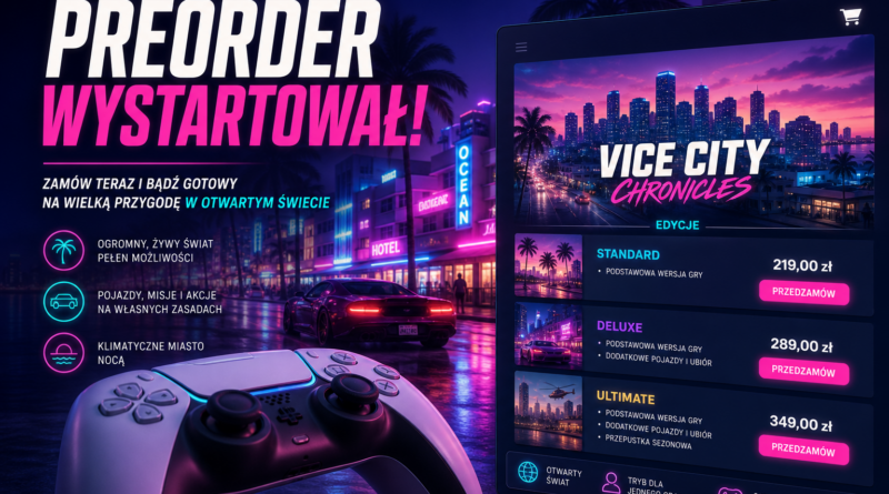 Preordery GTA 6 wystartowały. Podano ceny w Polsce