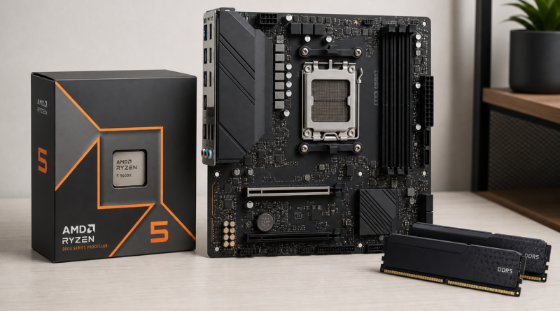 Zestaw z AMD Ryzen 5 9600X, płytą B650 i pamięcią DDR5 za 544 dolary w Newegg