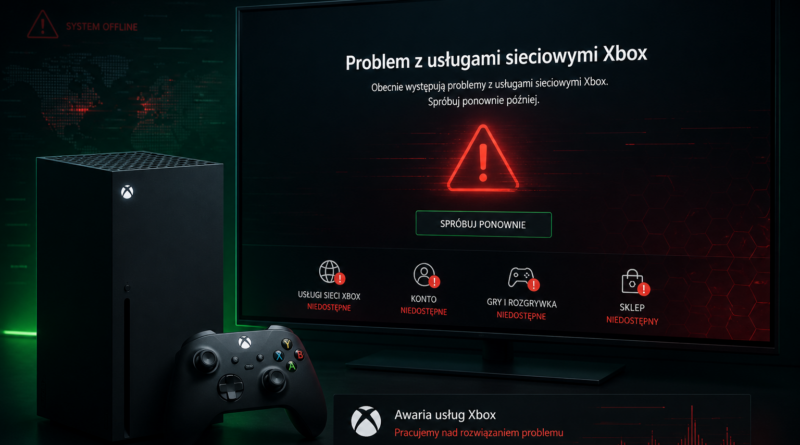 Awaria usług Xbox. Gracze zgłaszają problemy z logowaniem i uruchamianiem gier