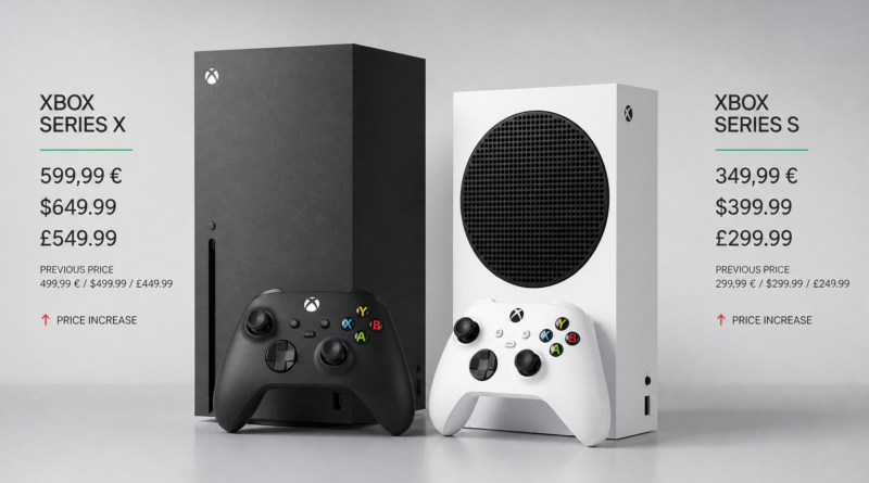 Konsole Xbox Series X/S drożeją od 1 sierpnia. W Europie podwyżki sięgają 200 euro