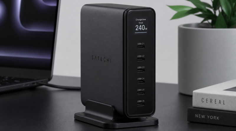 Satechi wprowadza ładowarkę ChargeView 240W z sześcioma portami USB-C