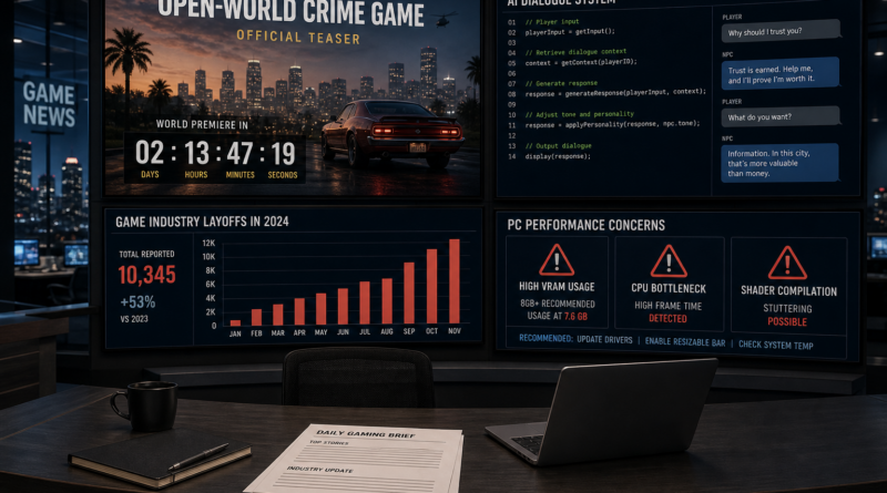 GTA 6 najpierw na Netfliksie, AI przy dialogach i krytyka zwolnień w id Software. Najnowsze „Szpile” CD-Action