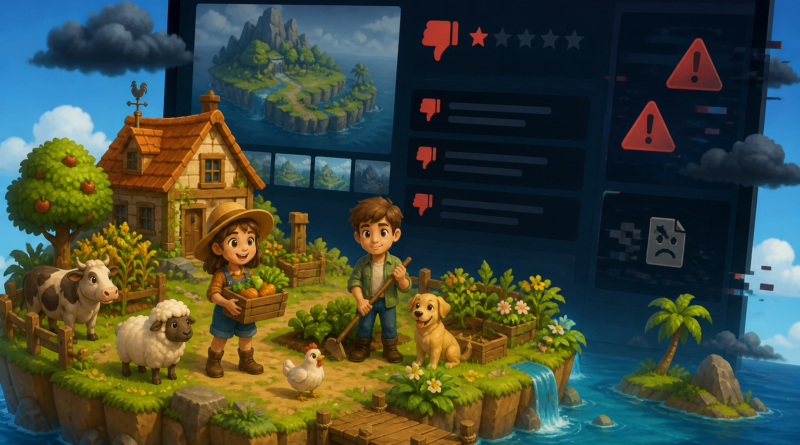 Premiera Starsand Island 1.0 pod ostrzałem graczy. Krytyka dotyczy błędów, multiplayera i Kickstartera