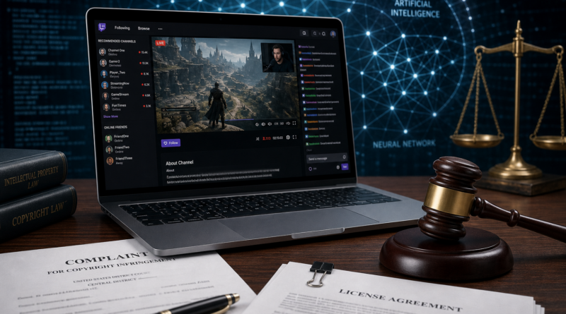 Amazon i Twitch pozwane za domyślne wykorzystanie treści streamerów do szkolenia AI