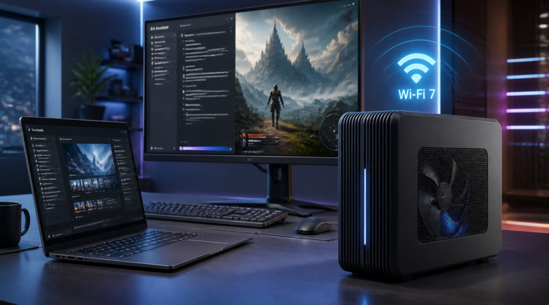 WiCi One: bezprzewodowy lokalny GPU przez Wi‑Fi 7 z konfiguracją do RTX 5090