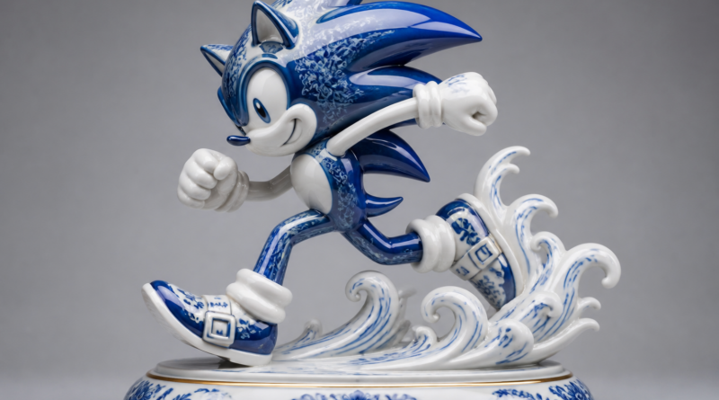 Porcelanowy Sonic na 35-lecie serii. Limitowana figurka kosztuje 7000 dolarów