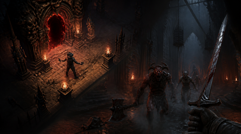 Diablo 2 Resurrected z fanowskim modem VR. Sanktuarium można zobaczyć z nowej perspektywy