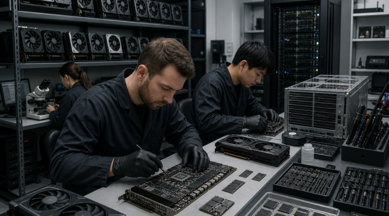 RTX 5090 trafiają do chińskich laboratoriów. Karty są przerabiane na potrzeby serwerów AI